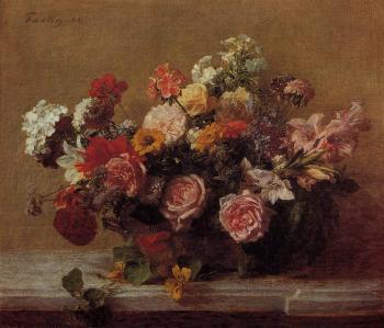 Henri Fantin-Latour : Flowers VI
